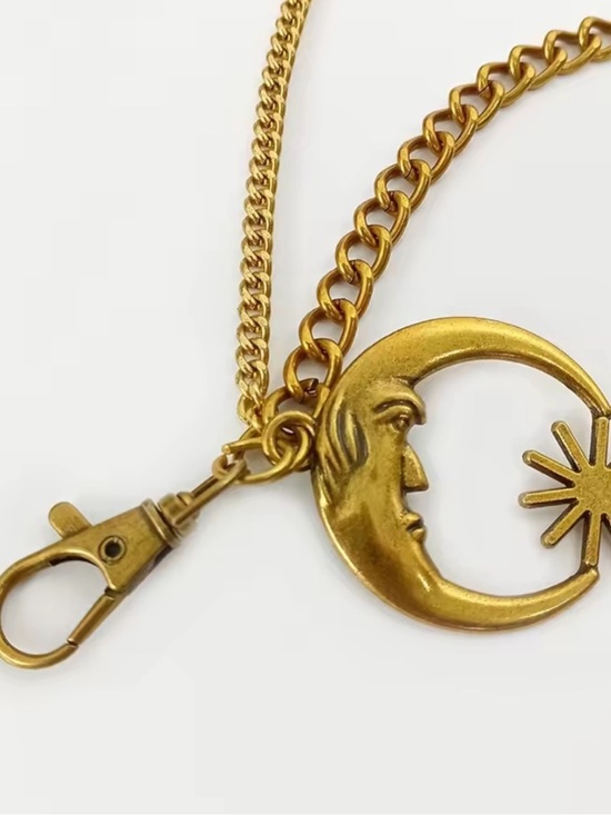 Vintage Gold Celestial Multi-Chain Waist Belt main image 3